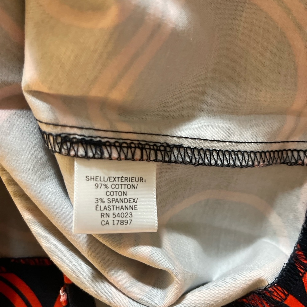Patterned Fabric with Care Instructions - Picture 2 of 6